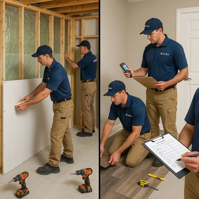 Repairs and Reconstruction process in Garner, NC