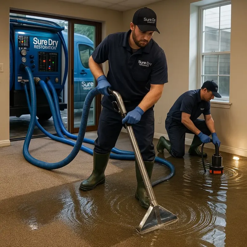 Water Extraction and Removal process in Garner, NC
